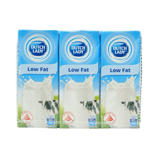 Dutch Lady UHT Low Fat Milk, 6s x 200ml