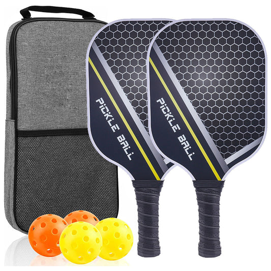 Set of 2 Carbon Fiber Pickleball Paddles Thin&Quick Pickleball Rackets Set Outdoor Sports Carbon Pickleball Paddle