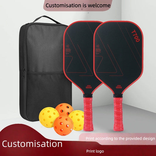 T700 Premium Carbon Fiber Pickleball Paddle – 16MM One-Piece Matte Finish, Textured Grip, Customizable